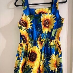 Vibrant Sunflower Dress